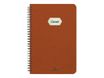 Oberthur Bali - Cahier de notes - fil-o - B6 (125 x 176 mm) - 100 feuilles / 200 pages - papier ivoire - doublé - couverture marron