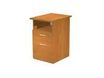 Caisson mobile Trend - L41,8xP52xH59,5 cm - monté - 2 tiroirs dont 1 DS - imitation hêtre