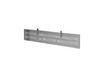 Voile de fond en métal gris aluminium pour bureau Trend - L168