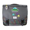 Cartable 38 cm Space Invader- 2 compartiments- gris- Pol Fox
