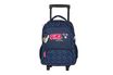Sac à dos à roulettes KIP YOU ROCK-2 compartiments- marine- Kid'Abord