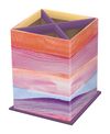 POT A CRAYONS CARRE Iconique - Strate - 8,5x8,5x11 cm - Quo Vadis