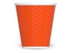 Les Artistes Timeless - Tasse en porcelaine nid d'abeille - 180 ml - orange