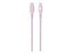 BIGBEN Connected - Câble Lightning - 24 pin USB-C mâle pour Lightning mâle - 1.2 m - rose