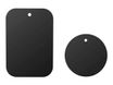 BigBen Interactive - 2 plaques  en métal pour support voiture magnétique - noir