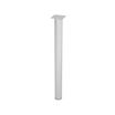 Pied de renfort Trend - H 69,5 cm - diam 6 cm - effet chromé