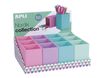 Apli Nordik Collection pot à crayons - 7 x 7 x 9.5 cm - silicone - bleu, violet, vert, rose