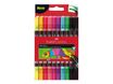 Faber-Castell Neon - 10 feutres double pointe (fine et épaisse)