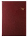 Agenda Santex Bremax - 1 jour sur 2 pages - 21 x 29 cm - bordeaux - Brepols