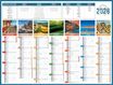 Calendrier bancaire illustré année civile BOUCHUT "Planète Medium" 32 x 42 cm Pefc 70 %