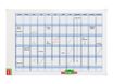 Nobo Performance - Planning effaçable à sec - hebdomadaire - 900 x 600 mm - 24 lignes 7 colonnes - magnétique