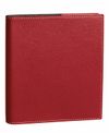 Agenda Club Executif avec répertoire - 1 semaine sur 2 pages - 16 x 16 cm - rouge - Quo Vadis