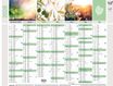 Quo Vadis Equology - Calendrier recyclé 7 mois par face - 13,5 x 18 cm