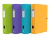 Oxford Memphis - Boîte de classement plastique - dos 80 mm - disponible dans différentes couleurs pastels