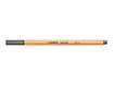 STABILO Point 88 - Feutre fin - 0.4 mm - gris foncé