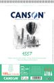 Canson 1557 - Bloc dessin - 30 feuilles - A4 - 180 gr - blanc