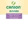 Canson - Pochette buvard - 12 feuilles - 16 x 21 cm - 125g - blanc