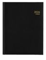 Agenda Lima Timing - 1 semaine sur 2 pages - 17 x 22 cm - noir - Brepols