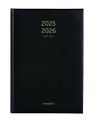 Agenda Bretime Lima 16 mois - 1 semaine sur 2 pages - 15 x 21 cm - noir - Brepols