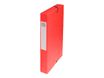 Exacompta Exabox - Boîte de classement en carte lustrée - dos 40 mm - rouge