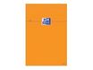 Oxford - Pack de 10 Blocs notes - 8,5 x 12 cm - 160 pages - petits carreaux - 80g - orange
