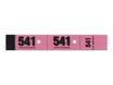 ELVE - 20 Carnets de 50 tickets de vestiaire 3 volets - 30 x 200 mm - numéroté - rose
