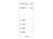 ELVE - 10 Blocs brasserie - 50 feuilles - 100 x 259 mm - en double