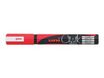 UNI CHALK - Marqueur craie - pointe moyenne conique - rouge