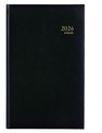 Agenda de la banque large Lima Jupiter 2nd volume - 1 jour sur 2 pages - 17 x 27 cm - noir - Brepols