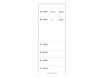 ELVE - Bloc brasserie - 50 feuilles - 100 x 259 mm - en double
