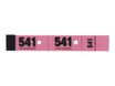 ELVE - Carnet de 50 tickets de vestiaire 3 volets - 30 x 200 mm - numéroté - rose