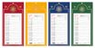 Calendrier Mensuel Long Lecas - 1 mois par page    16x33  cm - disponible dans 4 décors - Hamelin