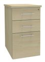 Caisson bout de bureau IDRA/DUAL - L47 x P60 cm - Imitation Erable