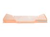 Exacompta COMBO Glossy - Corbeille à courrier orange translucide