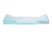 Exacompta COMBO Glossy - Corbeille à courrier turquoise translucide
