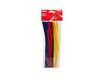 Apli - 50 chenilles - argent , rouge, vert foncé, bleu foncé, or