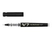 Pilot Hi-Tecpoint V7 - Roller rechargeable - 0,7 mm - noir