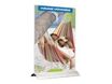 INOVSHOP - Porte-visuel A5 - double face - socle aluminium
