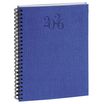 Agenda spiralé rigide Napura Pratic W - 1 semaine sur 2 pages - 14 x 18 cm - disponible dans différentes couleurs - Exacompta
