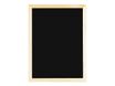 Bequet Evolution - Tableau ardoise noire - 30 x 40 cm - encadrement pin naturel