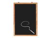 Bequet Basic - Tableau ardoise noire - 40 x 60 cm - encadrement baguette agrafée