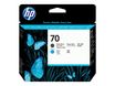 HP 70 - Pack de 2 - cyan, noir mat - cartouche d'encre originale (C9404A)