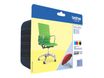 Brother LC225XL/LC229XL - Pack de 4 - noir, cyan, magenta, jaune - cartouche d'encre originale