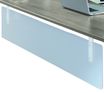 Voile de fond pour bureau -  L160 cm - translucide