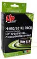 Cartouche remanufacturée HP 950XL/951XL - pack de 4 - noir, cyan, magenta, jaune - Uprint