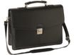 Oberthur Vancouver - Cartable rigide 2 compartiments - noir