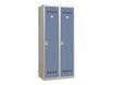 Vestiaire Industrie Salissante - 2 portes - 180 x 80 x 50 cm - gris/beu