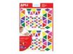 Apli - 720 gommettes triangles - coloris assortis