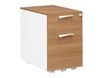 Caisson mobile XENON - Profondeur 60 cm - 2 tiroirs - Merisier italien