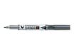 Pilot V BOARD MASTER S - Marqueur effaçable - pointe ultra fine - noir